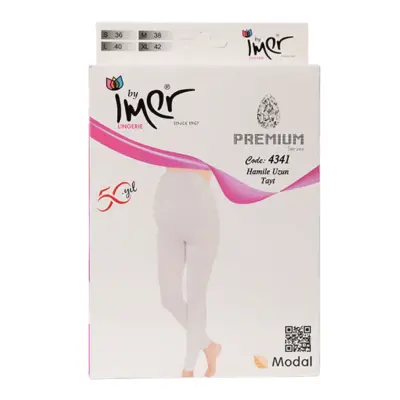 İmer Uzun Hamile Taytı Siyah 5/Xxl - 2