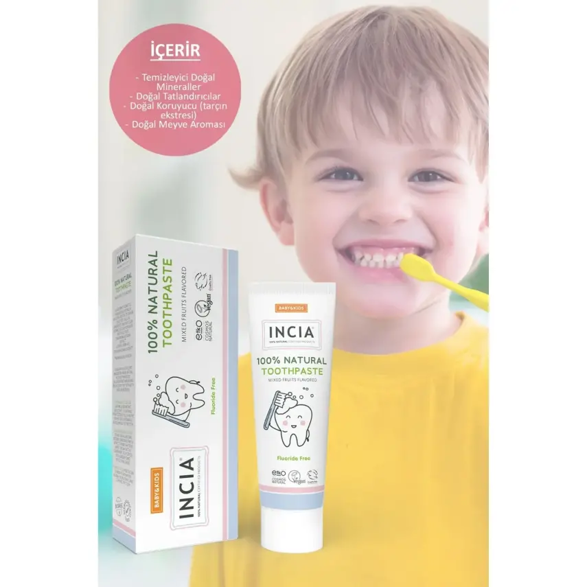 INCIA Çocuk Diş Macunu 50 ml - 5