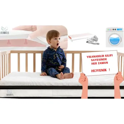 Jeuwell 3D Alezli Sünger Yatak 70x130 Cm - 3