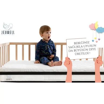Jeuwell 3D Alezli Sünger Yatak 90x190 Cm