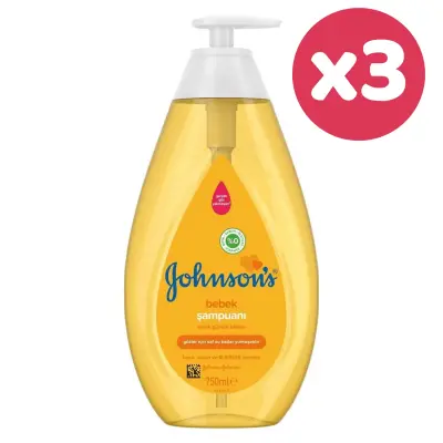 Johnson's Şampuan 750 ml x 3 Adet - 5