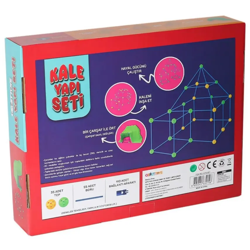 Kale Yapı Seti 200 Parça - 6