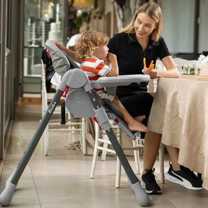 Kanz Bistro Mama Sandalyesi Bej - 11