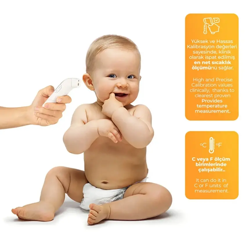 Kanz Dijital Temassız Alından Ateş Ölçer TH1110N  - 4