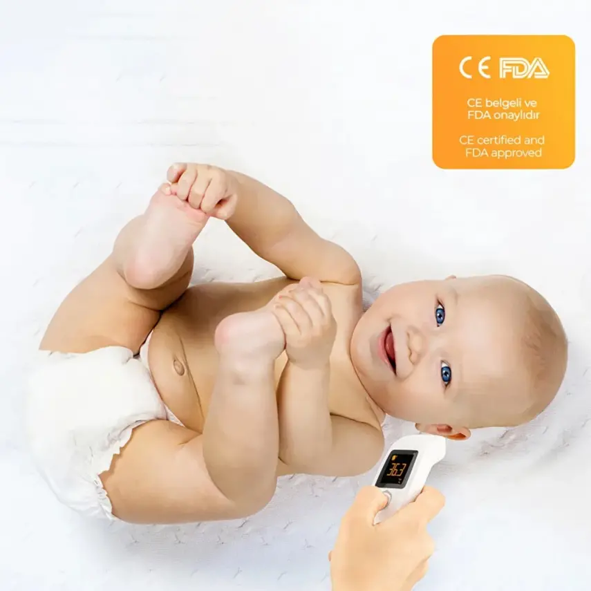 Kanz Dijital Temassız Alından Ateş Ölçer TH1110N  - 6