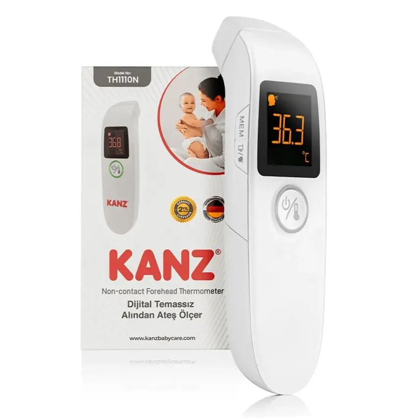 Kanz Dijital Temassız Alından Ateş Ölçer TH1110N  - 1