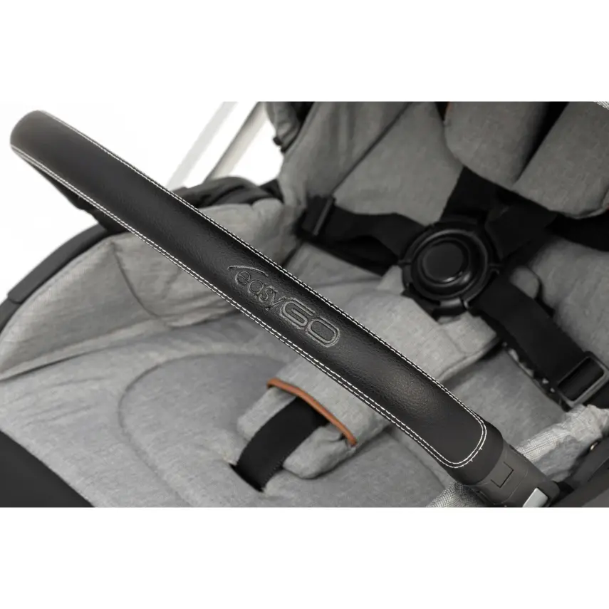 Kanz Easygo Çift Yönlü Travel Sistem-Seyahat Sistem Bebek Arabası Gri - 6