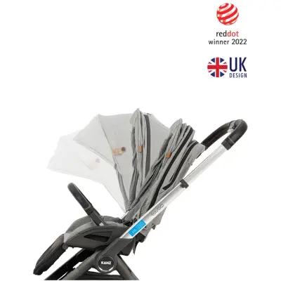 Kanz Easygo Çift Yönlü Travel Sistem-Seyahat Sistem Bebek Arabası Gri - 24