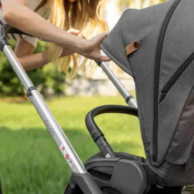 Kanz Easygo Çift Yönlü Travel Sistem-Seyahat Sistem Bebek Arabası Gri - 8