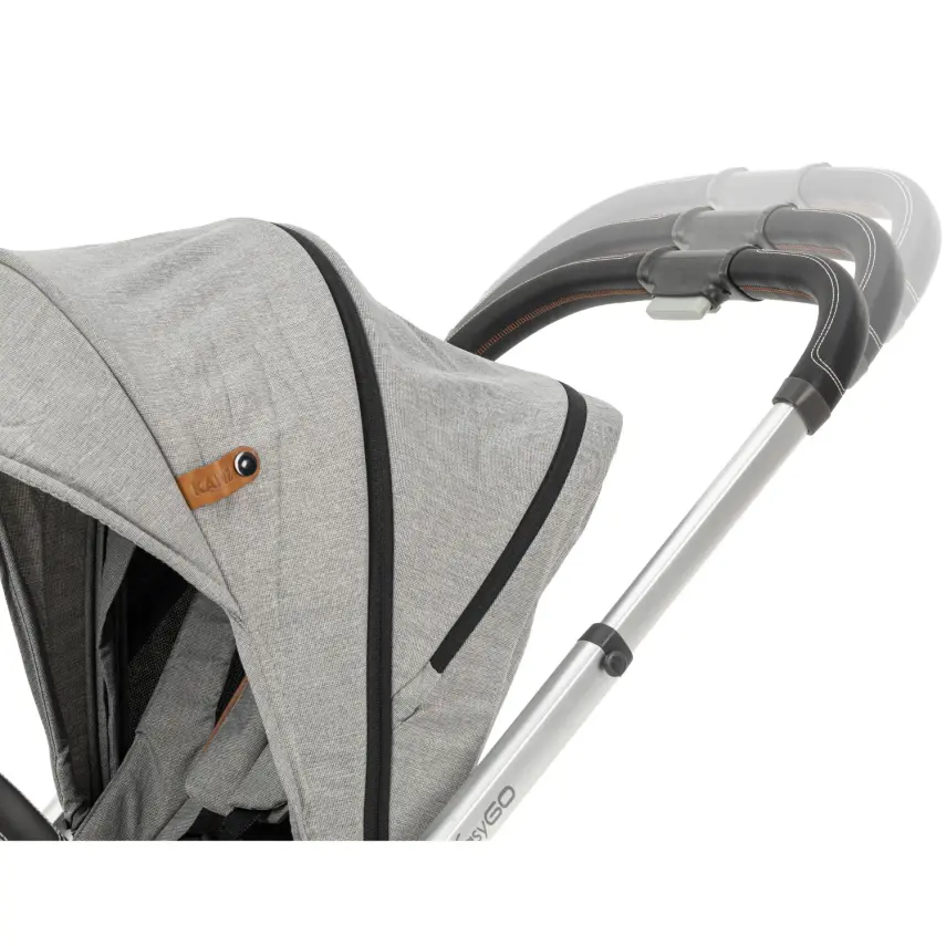 Kanz Easygo Çift Yönlü Travel Sistem-Seyahat Sistem Bebek Arabası Gri - 7
