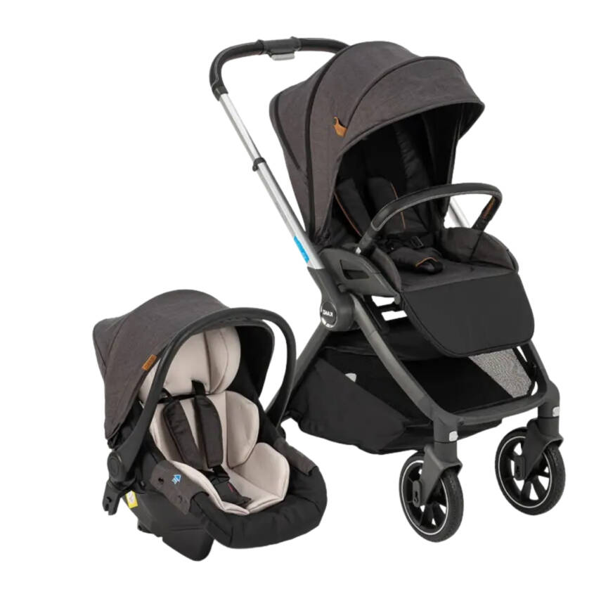 Kanz Easygo Çift Yönlü Travel Sistem-Seyahat Sistem Bebek Arabası Siyah - 1