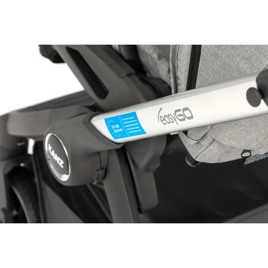 Kanz Easygo Çift Yönlü Travel Sistem-Seyahat Sistem Bebek Arabası Siyah - 23