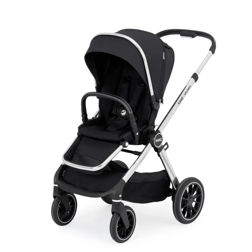 Kanz Explorer Çift Yönlü Otomatik Katlanabilir Travel Sistem-Seyahat Sistem Bebek Arabası Cole Black - 5