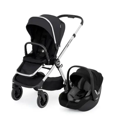 Kanz Explorer Çift Yönlü Otomatik Katlanabilir Travel Sistem-Seyahat Sistem Bebek Arabası Cole Black - 2
