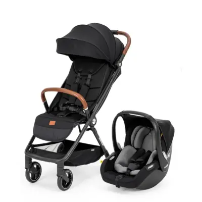 Kanz İnstreet Tek Elle Kapanabilir Travel Sistem Bebek Arabası Black - 2