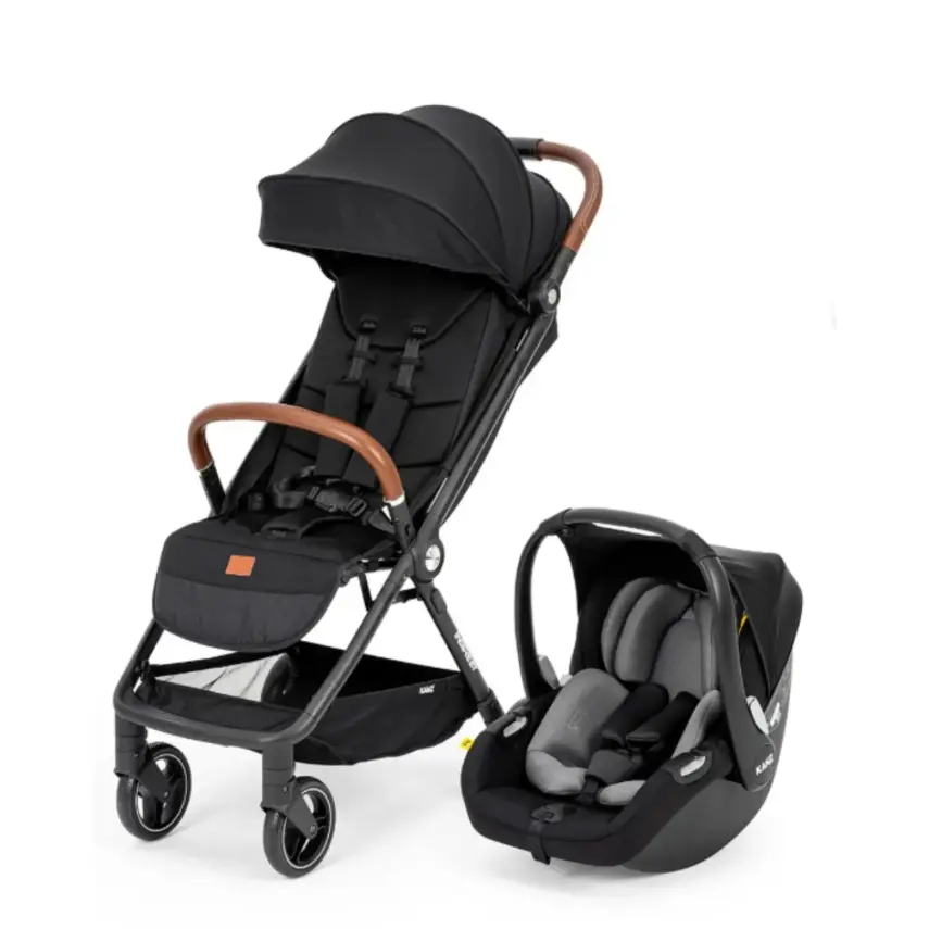 Kanz İnstreet Tek Elle Kapanabilir Travel Sistem Bebek Arabası Black - 2