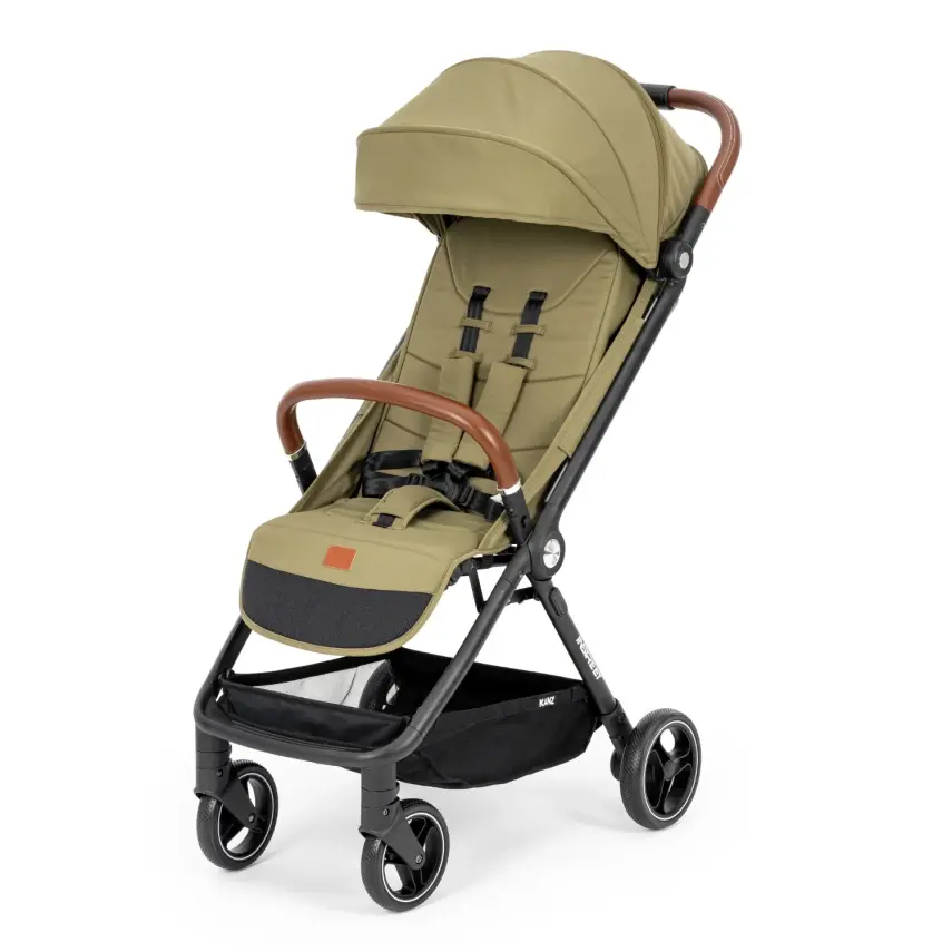 Kanz İnstreet Tek Elle Kapanabilir Travel Sistem Bebek Arabası Green - 9