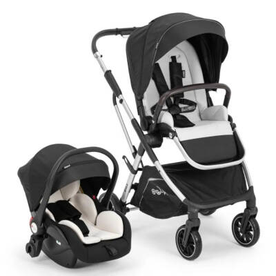 Kanz N-Go Çift Yönlü Tek Elle Katlanabilen Travel Sistem Bebek Arabası Siyah