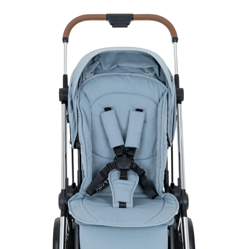 Kanz Snap Çift Yönlü Travel Sistem Seyahat Sistem Bebek Arabası FoggyBlue - 6