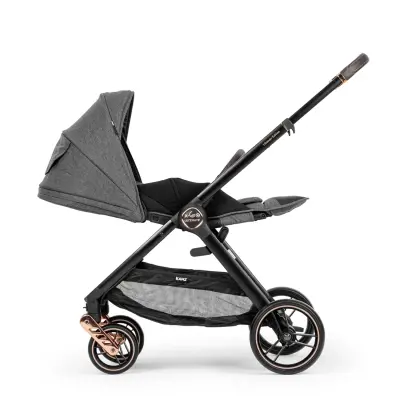 Kanz X-Go Ultimate Çift Yönlü Travel Sistem-Seyahat Sistem Bebek Arabası Rose Gold Gri - 20