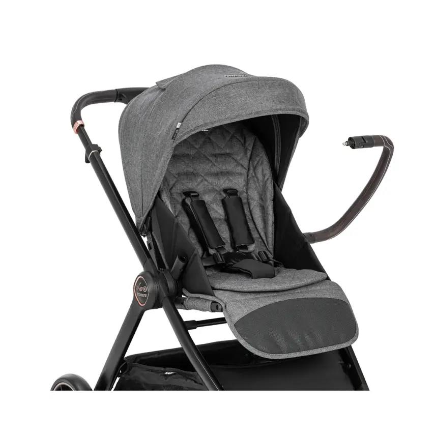 Kanz X-Go Ultimate Çift Yönlü Travel Sistem-Seyahat Sistem Bebek Arabası Rose Gold Gri - 27