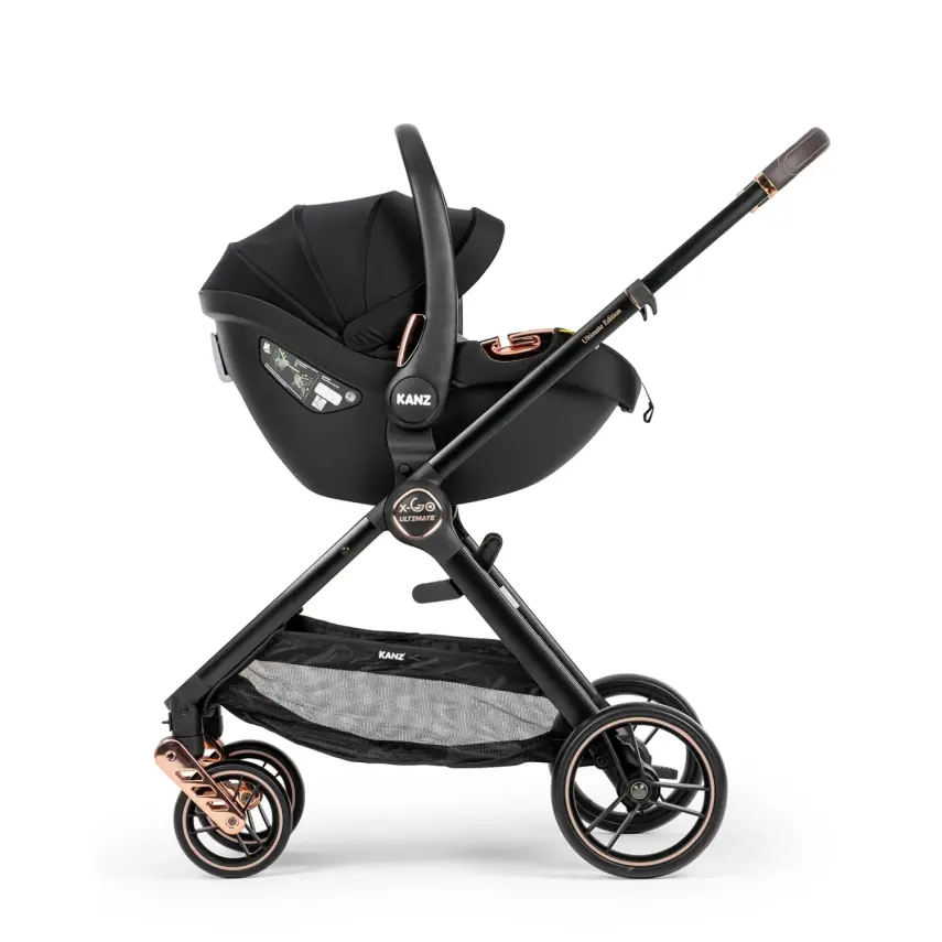 Kanz X-Go Ultimate Çift Yönlü Travel Sistem-Seyahat Sistem Bebek Arabası Rose Gold Gri - 28