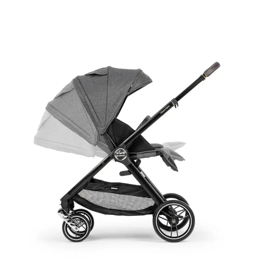Kanz X-Go Ultimate Çift Yönlü Travel Sistem-Seyahat Sistem Bebek Arabası Silver Gri - 13