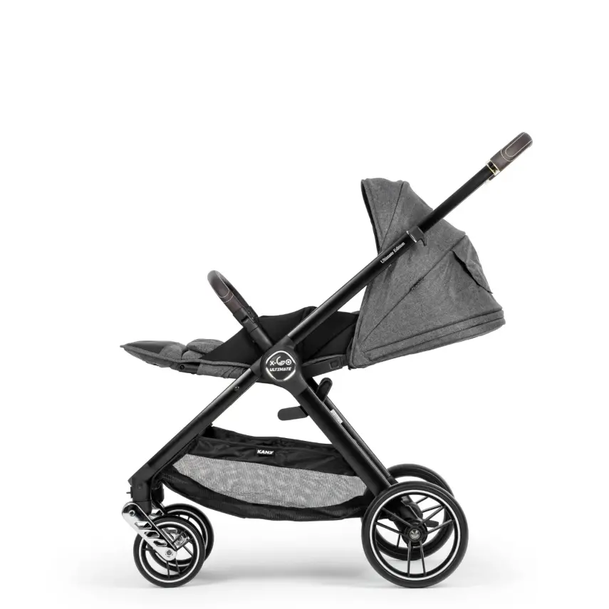 Kanz X-Go Ultimate Çift Yönlü Travel Sistem-Seyahat Sistem Bebek Arabası Silver Gri - 10