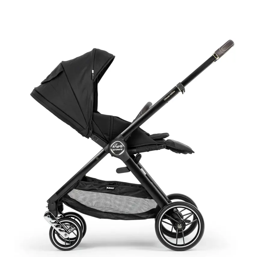 Kanz X-Go Ultimate Çift Yönlü Travel Sistem- Seyahat Sistem Bebek Arabası Silver Siyah - 17
