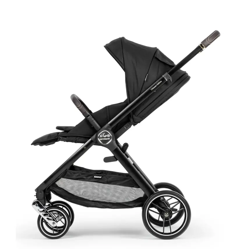 Kanz X-Go Ultimate Çift Yönlü Travel Sistem- Seyahat Sistem Bebek Arabası Silver Siyah - 14