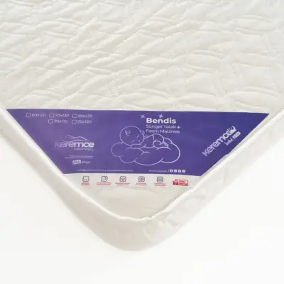 Keremce Bendis Lüks Sünger Oyun Parkı Yatağı 10x60x120 cm - 5