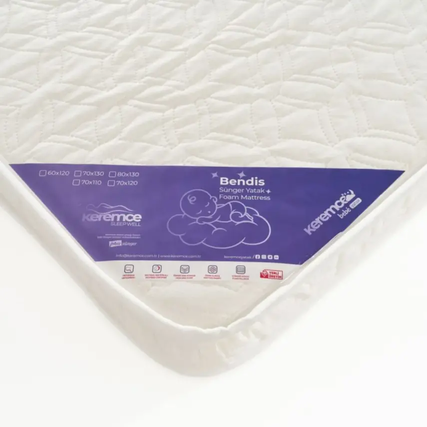 Keremce Bendis Lüks Sünger Oyun Parkı Yatağı 10x70x110 cm - 13
