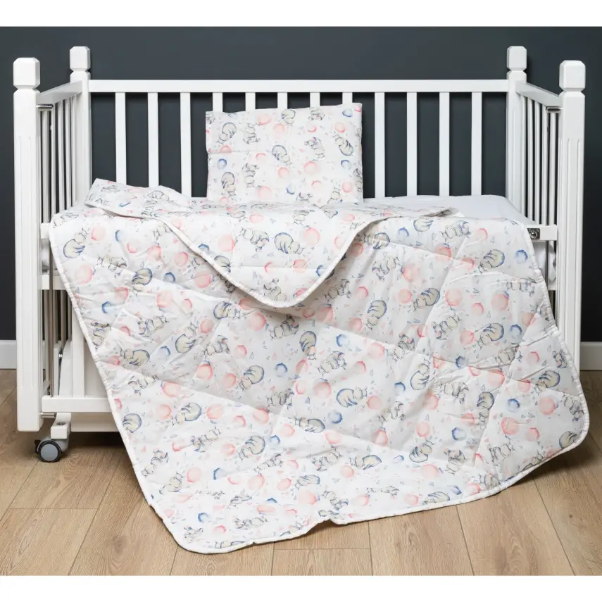 Kidboo Bebek Nevresim Seti Balon 3 Parça Çantalı 100X150 - 1