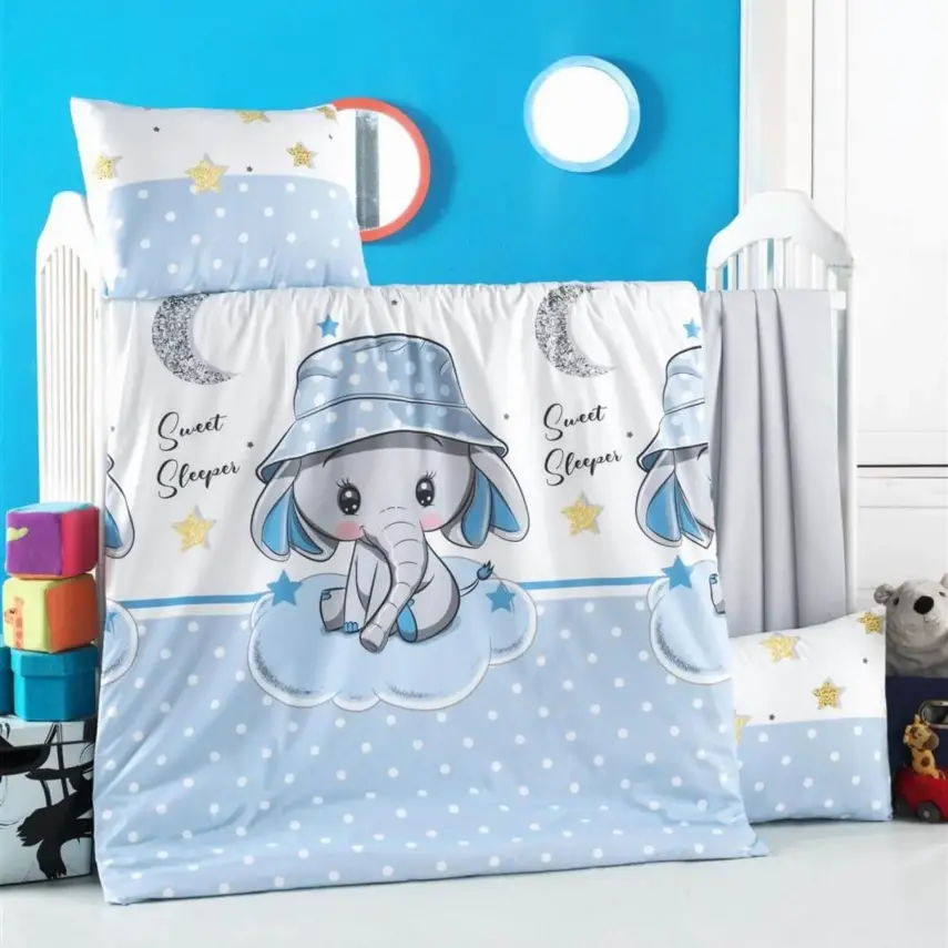 Kidboo Bebek Nevresim Takımı Elephant - 1