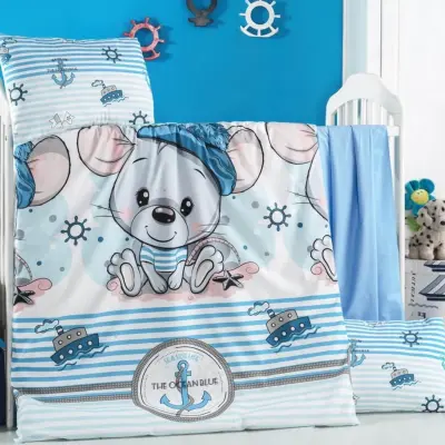 Kidboo Bebek Nevresim Takımı Micky (1)