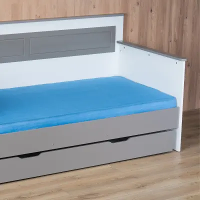 Kidboo Lastikli Çarşaf Tek Kişilik Mavi