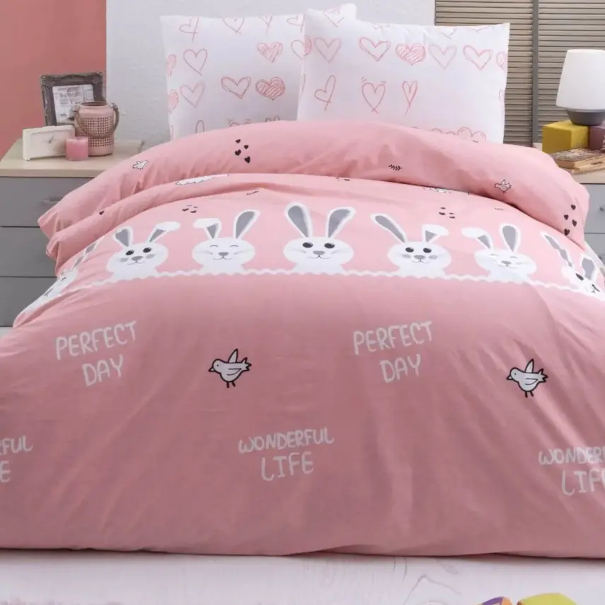 Kidboo Montessori Nevresim Takımı Bunny - 1