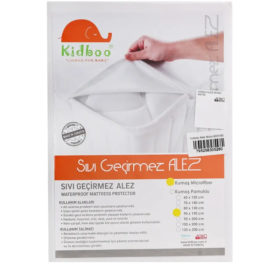 Kidboo Su Geçirmez Kaydırmaz Alez Micro 90X190 - 1