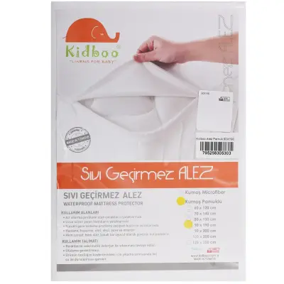 Kidboo Su Geçirmez Kaydırmaz Alez Pamuk 90X190