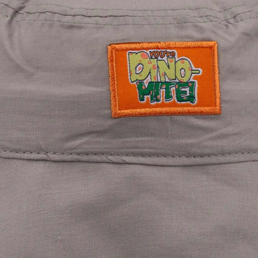 Kitti Dino Etiketli Erkek Bebek Fötr Şapka 1-3Yaş Açık Gri - 2