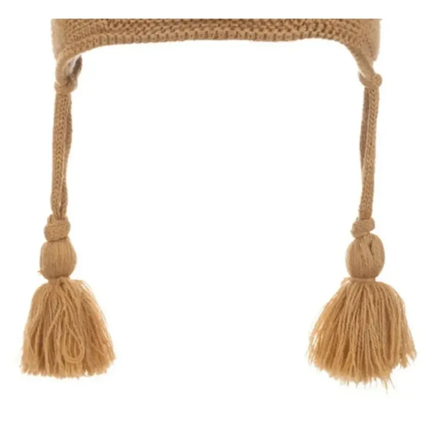 Kitti Erkek Bebek Kulaklı Bere 1-4Yaş Kahverengi  - 3