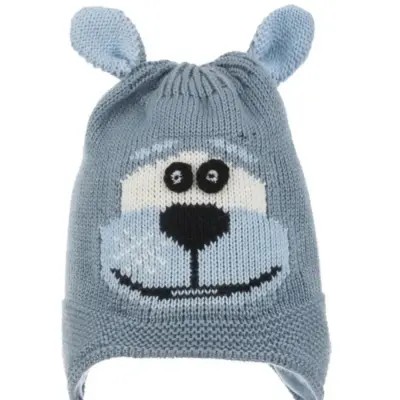 Kitti Erkek Bebek Kulaklı Bere 1-4Yaş Petrol  - 2