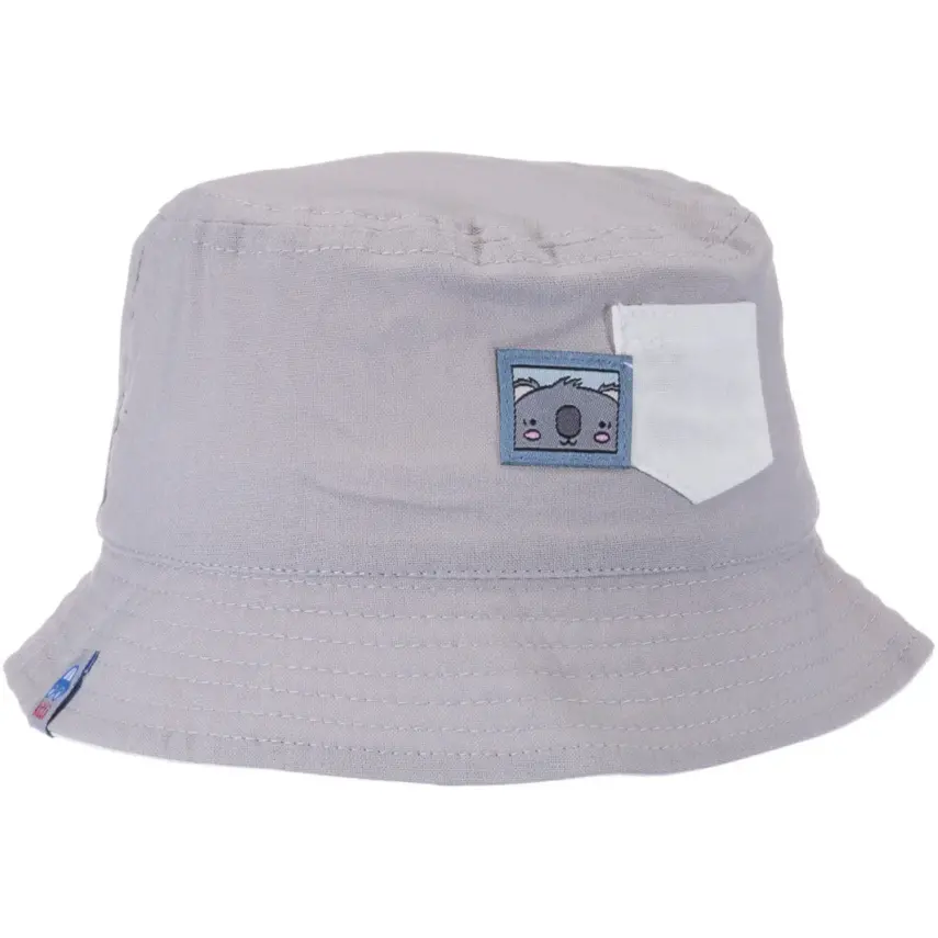 Kitti Erkek Bebek Şapka Fötr 1-3 Yaş Mat Gri - 1