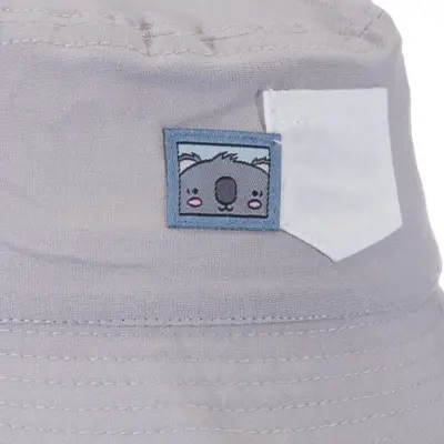 Kitti Erkek Bebek Şapka Fötr 1-3 Yaş Mat Gri - 2