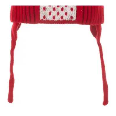 Kitti Kız Bebek Kulaklı Bere 1-4Yaş Kırmızı - 3