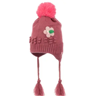 Kitti Kız Bebek Kulaklı Bere 1-4Yaş Menekşe  