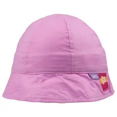 Kitti Kız Bebek Maksi Düz Şapka 0-18 Ay Şeker Pembe