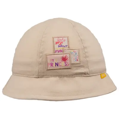 Kitti Kız Bebek Maksi Kolajlı Şapka 1-3Yaş Açık Bej