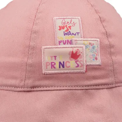 Kitti Kız Bebek Maksi Kolajlı Şapka 1-3Yaş Pembe - 2