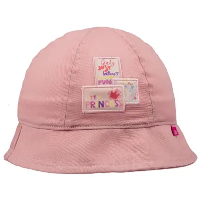 Kitti Kız Bebek Maksi Kolajlı Şapka 1-3Yaş Pembe
